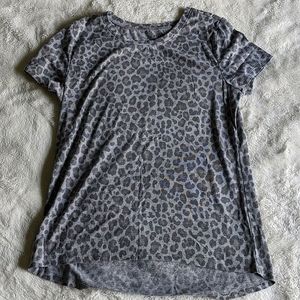 Grey Cheetah T Shirt